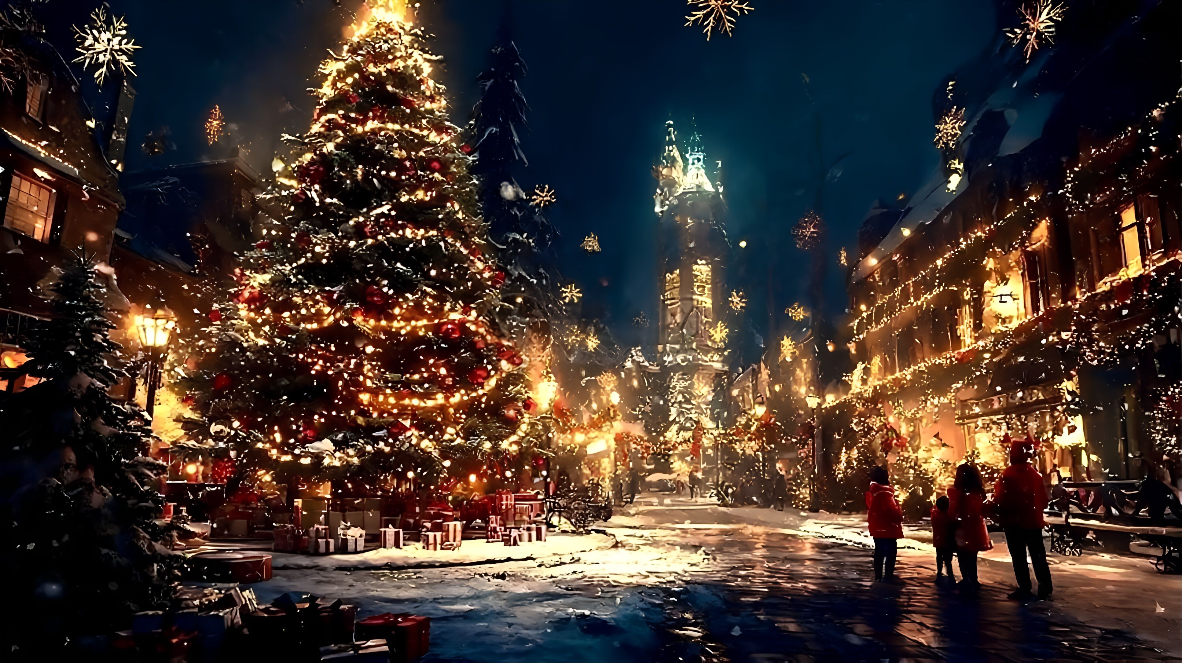 Christmas Village Night - SENSELITE Premium Celebration